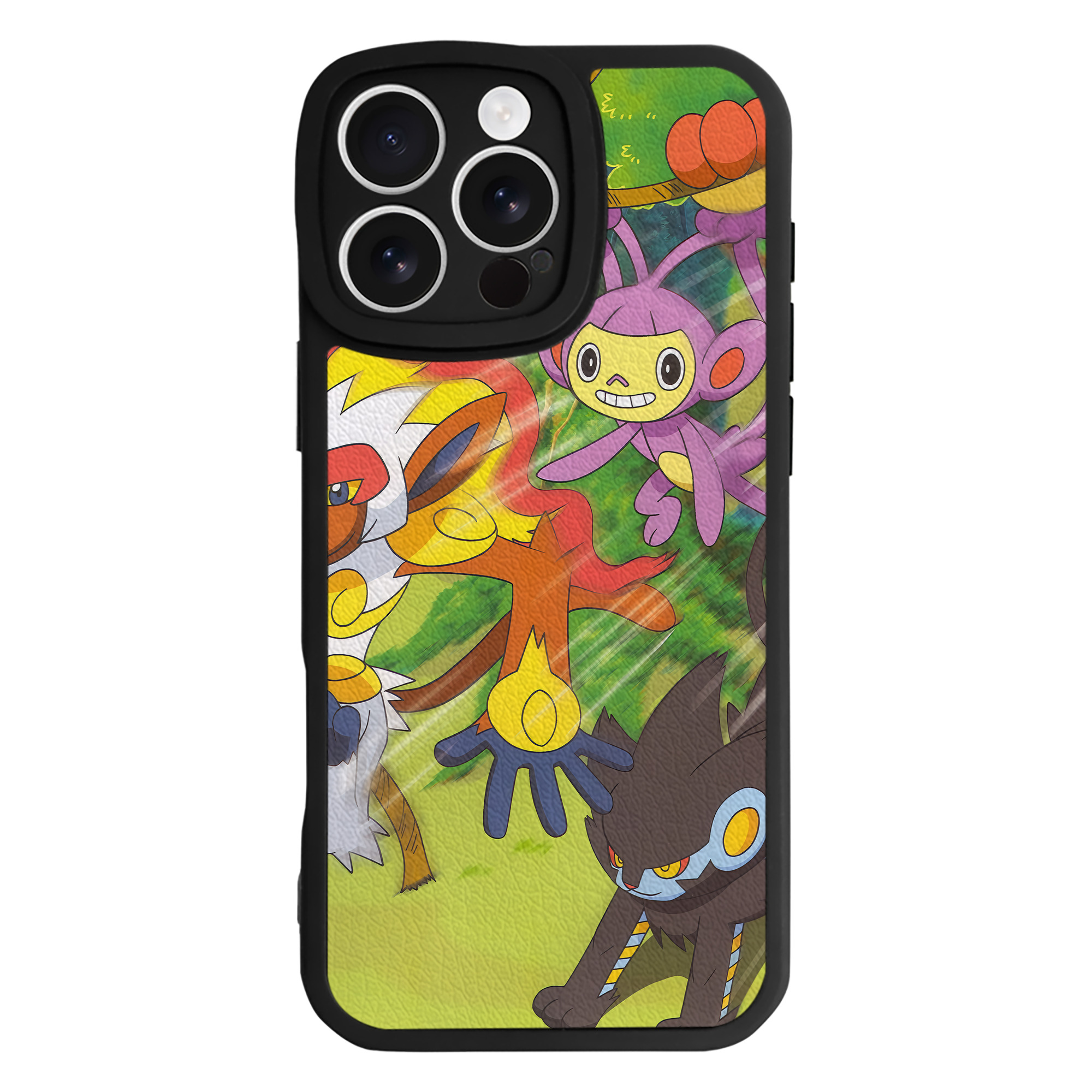 （画像用） ポケットモンスター Pokémon 【iPhone 16シリーズ対応】シリコンスマホケース（レザー調） 材質：シリコン